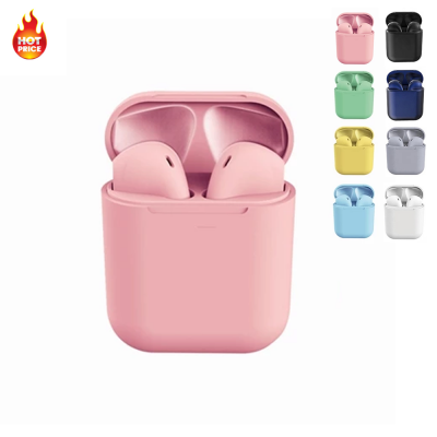 Audifonos Wireless Earphone Bluetooth 5.0 Headphone i12s Touch Control Pop Up Headset Macaron i 12 Sport Earbuds inpods 12 TWS